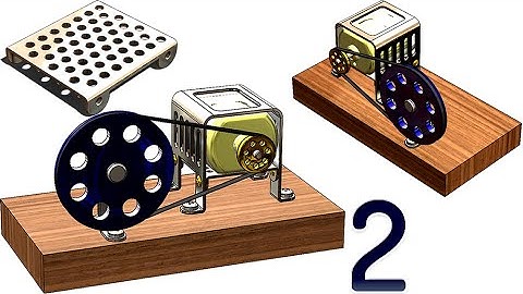 2-Project 26| Pulley Motor |SolidWorks Tutorial : chassis cover - sheet metal
