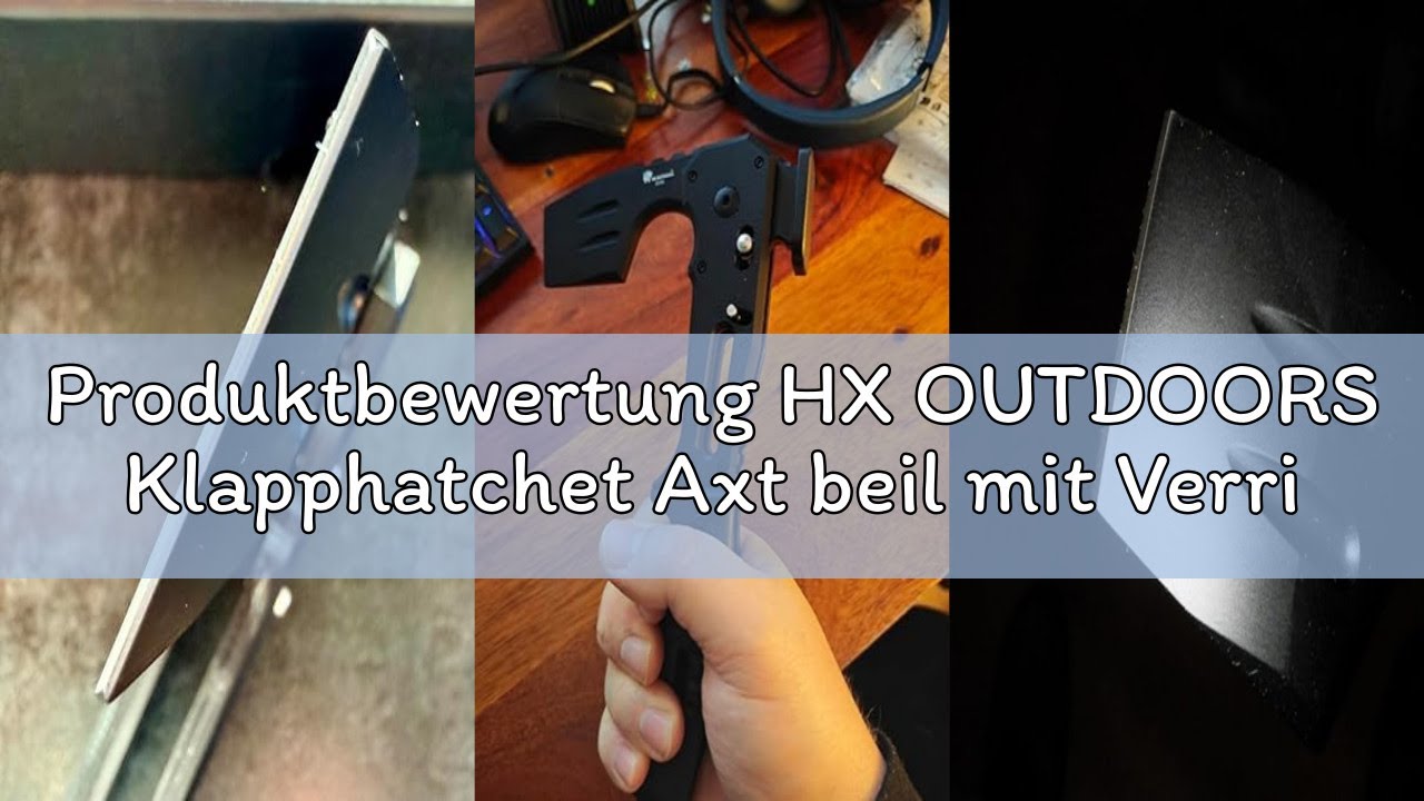Produktbewertung HX OUTDOORS Klapphatchet Axt beil mit Verriegelung für Camping, kleine Spalt Axt fü
