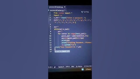 Cracked any password using python