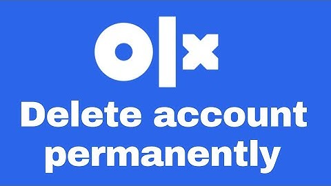 OLX account delete