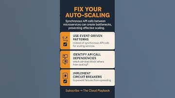 3 WAYS TO FIX AUTO SCALING! #microservicesarchitecture #systemdesign #microservices
