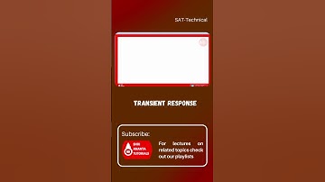 Transient Response #short #control #controlsystem   #electricalengineering