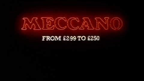 Meccano - Construction Sets (1979) TV Advert