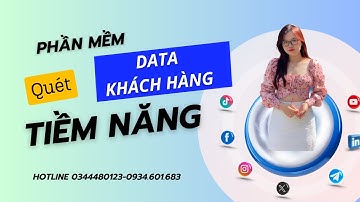 Phần mềm quét Data khách hàng tiềm tăng | Tool quét Data khách hàng trên Facebook