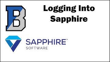 Sapphire Tutorial - Logging Into Sapphire