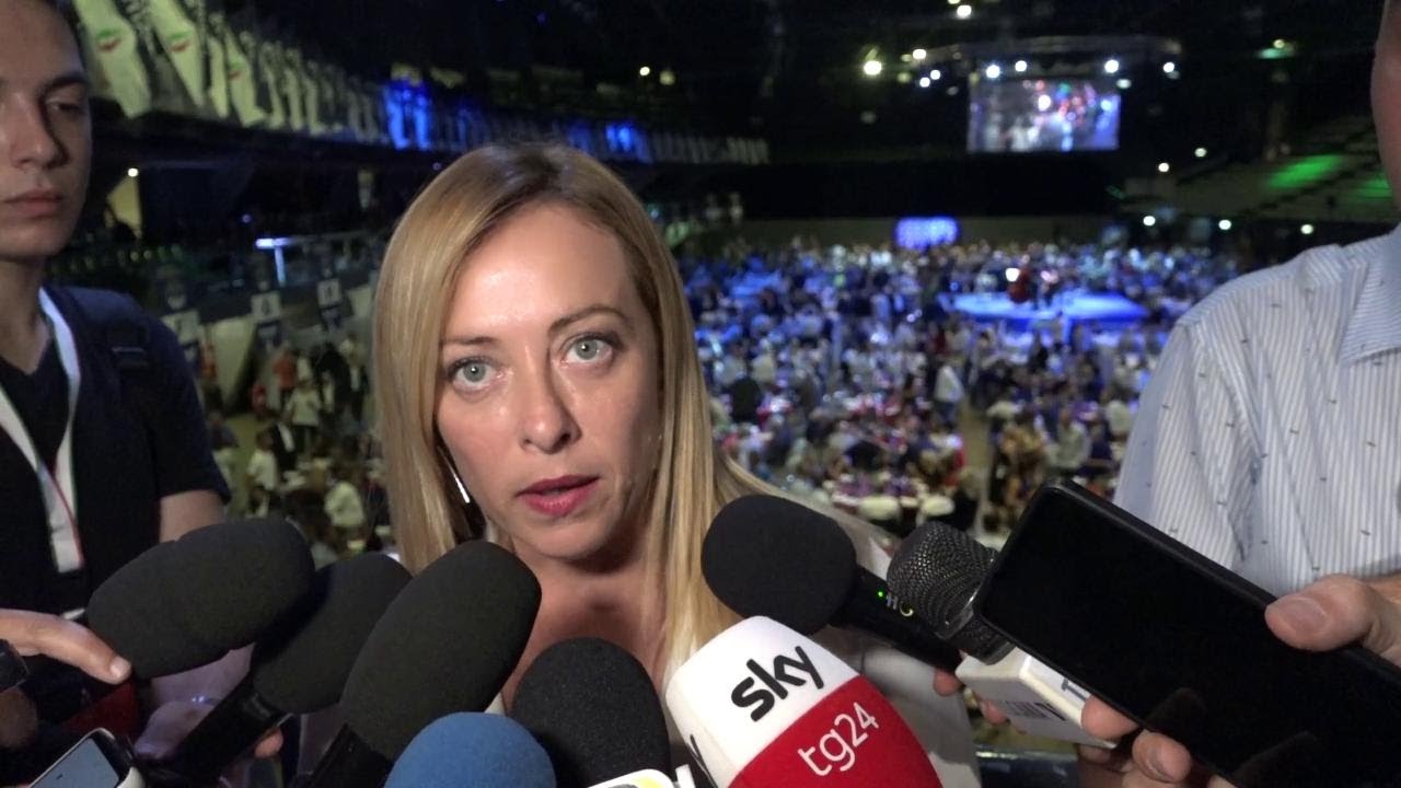 Giorgia Meloni a Firenze: 