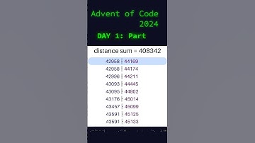 Advent of Code | Day 1: Historian Hysteria | Part 1 | Visualization