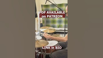 Drum Lesson! Double Stroke Jazz Lick! For PDF: Link in BIO!