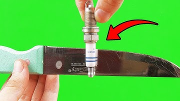 KNIFE like a Razor in two minutes! Few people know this function of the spark plug!