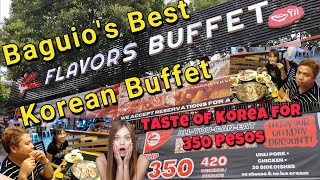 Baguio's Best Korean Buffet at K Flavors | Taste of Korea for 350 Pesos!- Best Value for Money!