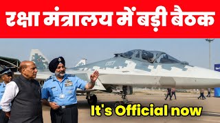 Su-57 deal पर पहली Meeting - MoD meeting on Su-57 Jet Deal ? 