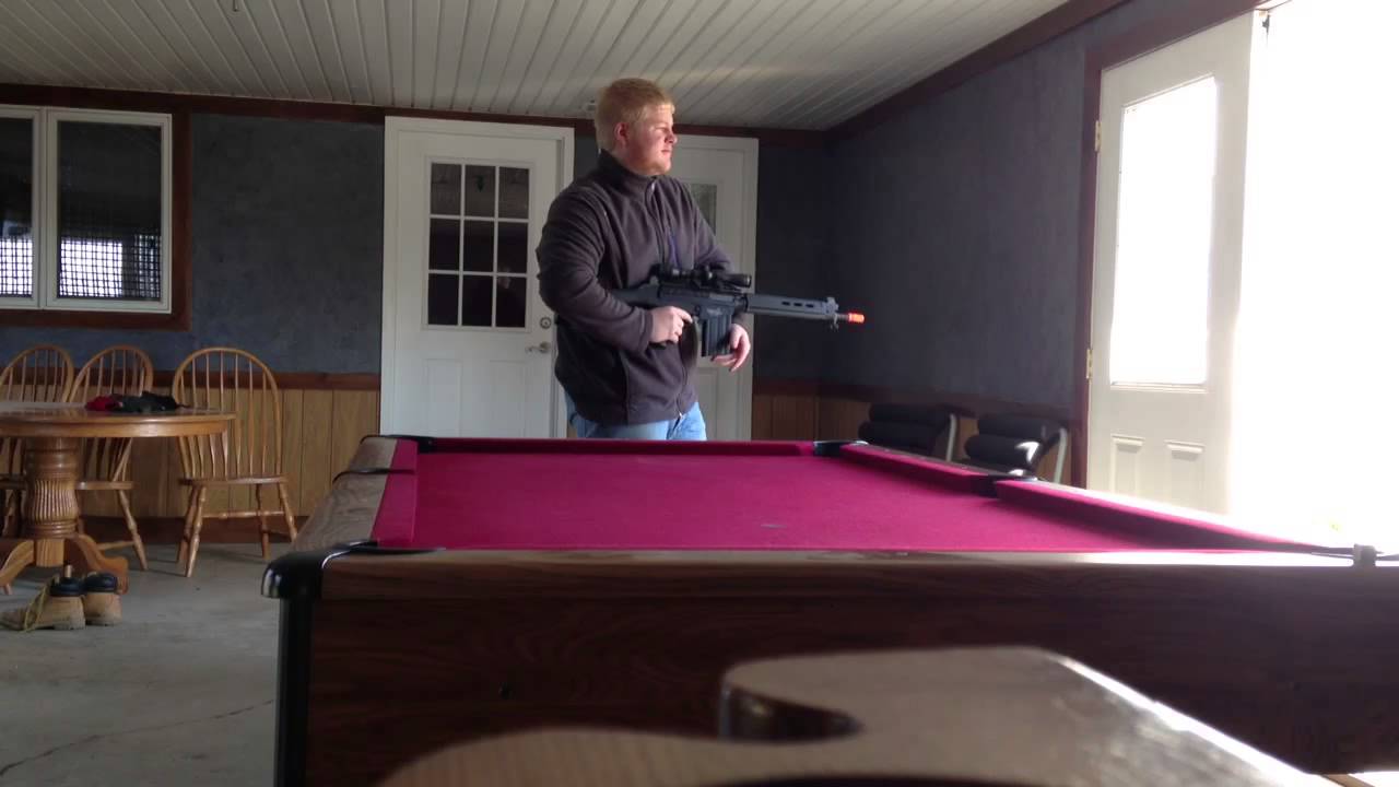 Dillon shooting Lancer Tactical Fal