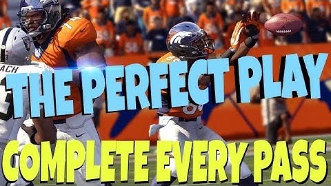 100% COMPLETION PLAY! EVERYONE GETS OPEN & A ROUTE FOR EVERY DEFENSE! MADDEN 18 BEST BRONCOS TIPS
