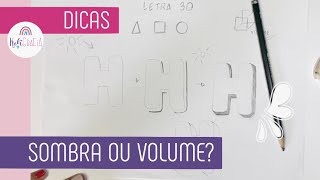 QUAL A DIFERENÇA ENTRE SOMBRA E VOLUME? | Um jeito simples de entender