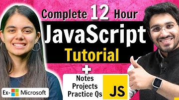 JavaScript Tutorial (2024) for Beginners to Pro (with Notes, Projects & Practice Questions)