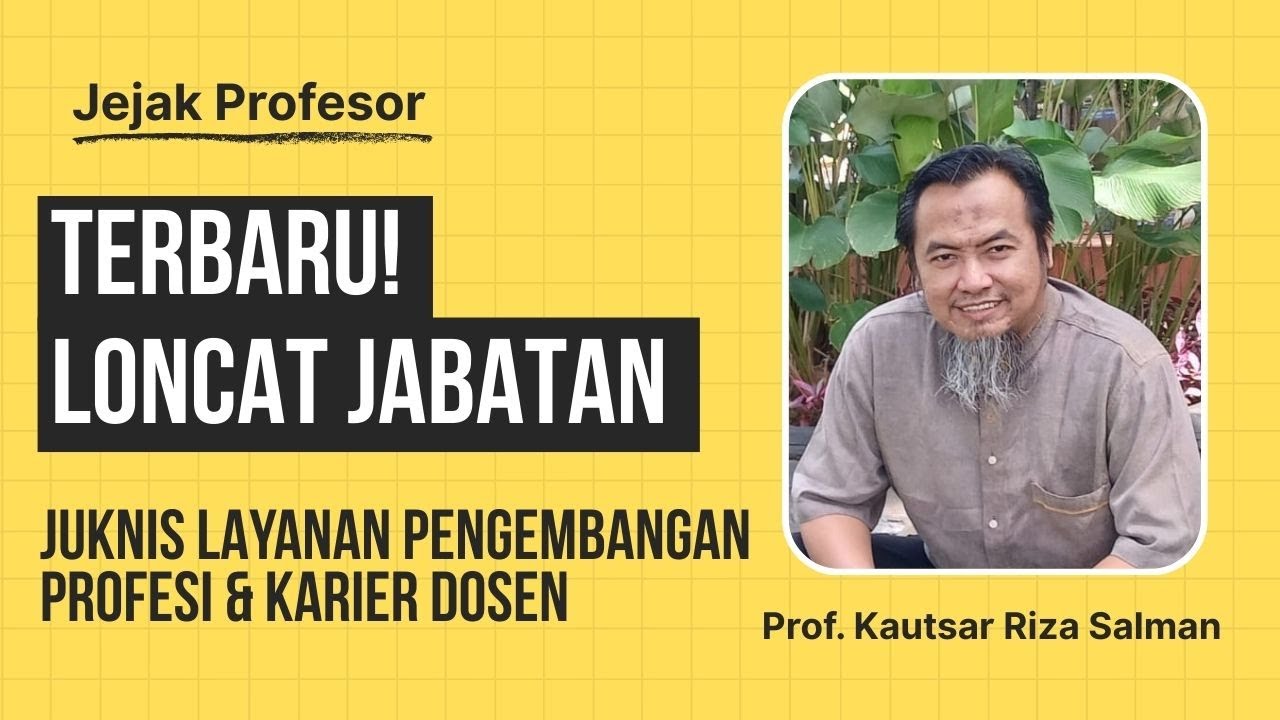 TERBARU! Loncat Jabatan Dosen dalam JUKNIS Profesi dan Karier Dosen Terbaru 2026 - JEJAK PROFESOR