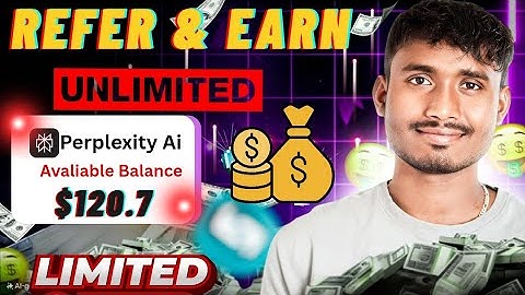 🤑Perplexity Refer & Earn ( Trick) One D*vice  | Unlimit*d Trick Perplexity 