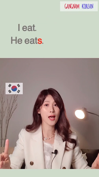 Korean Verbs are Simple! #koreanlanguage