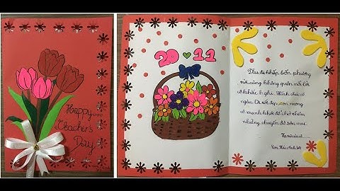 Tri ân thầy, cô nhân ngày 20 -11 (Lớp 3A1- Trường Tiểu học Xuân Nộn)