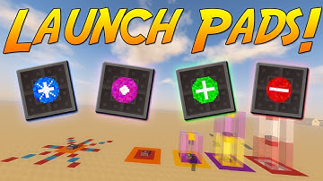 LAUNCH PADS! [Minecraft 1.12] | Mod Showcase!