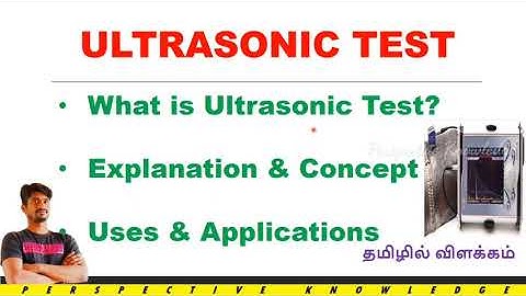 ultrasonic testing in tamil | ultrasonic ndt testing in tamil |non destructive testing in Tamil #ndt