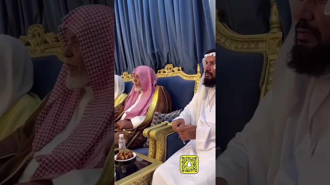 الشيخ دخيل الله بن غزال شيخ قبيلة الحسكان بني الحارث وصحبة في ضيافة علي بن سعد الشلوي واخوانة