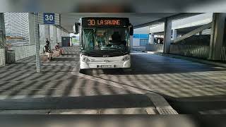 Rtm Heuliez Bus Gx 327 €4 N°1162 Ligne 30