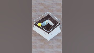 Infinite Staircase Optical Illusion – Rolling Ball Loop (Blender 3D Animation, ASMR)