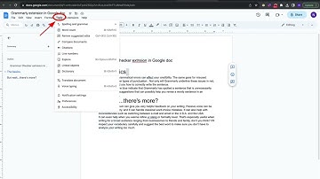Enable/Disable Spell check in Google Doc