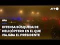 Intensa búsqueda en Irán de helicóptero accidentado en que viajaba el presidente Ebrahim Raisi | AFP