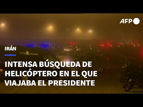 Intensa búsqueda en Irán de helicóptero accidentado en que viajaba el presidente Ebrahim Raisi | AFP