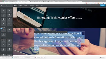 Video 1 – Basic editing with Weebly
