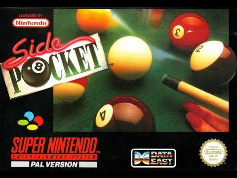 Side Pocket (NES, Snes, Mega Drive) - O clássico da sinuca