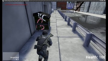 character movement, equipping and weapon change as well as recoil and ammo test