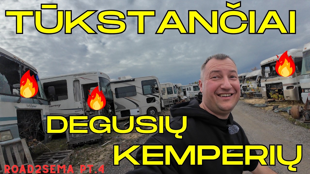 Kodėl DEGA kemperiai? Milžiniškas RV šrotas.