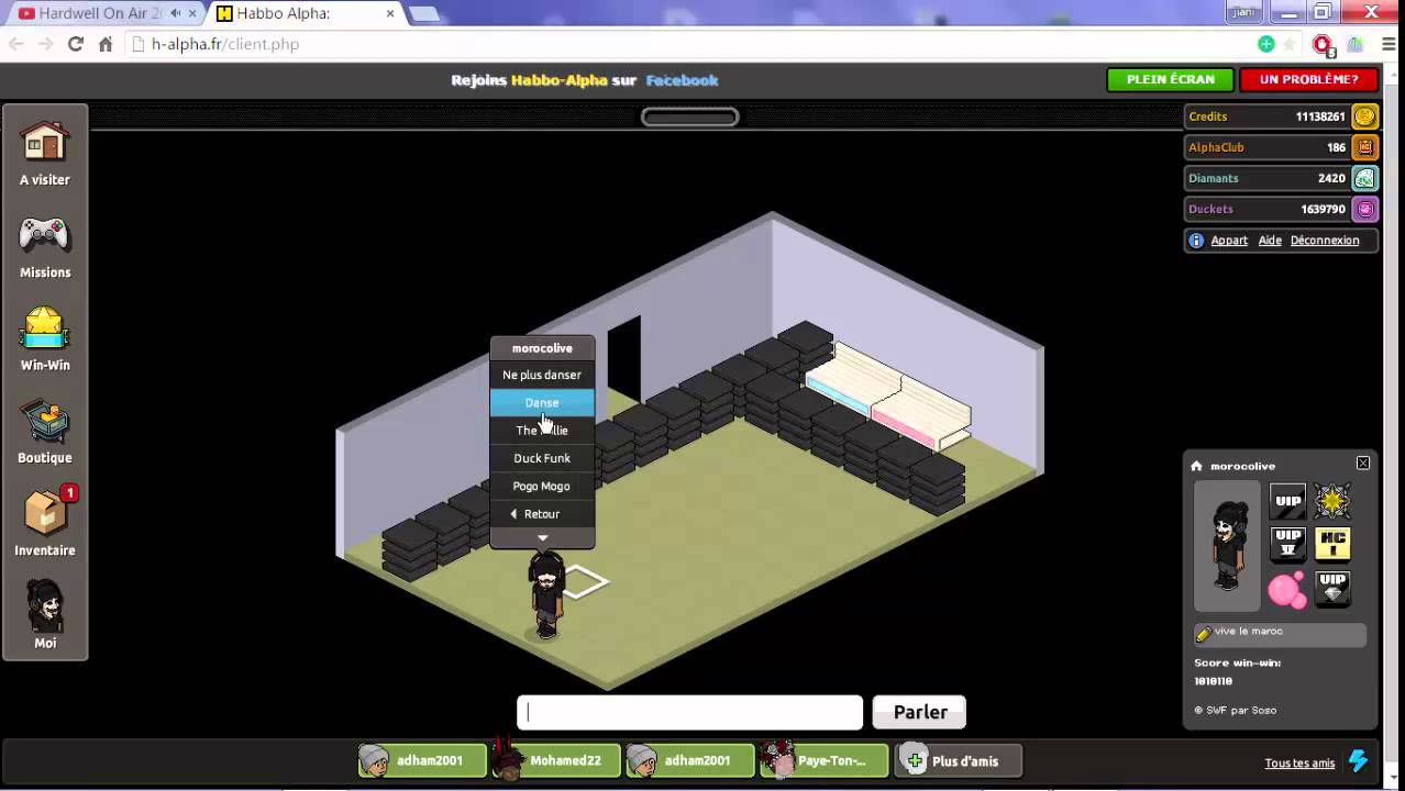 jeux simple sur habbo-alpha - YouTube