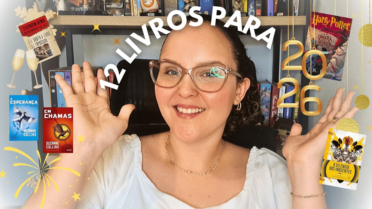ÚLTIMO VÍDEO DO ANO ✨️ - Metas de leituras de 2026 📖