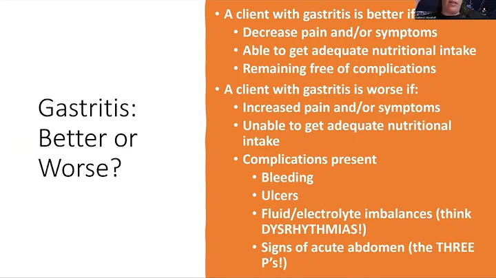Adult Med/Surg: Gastritis NEW Lecture
