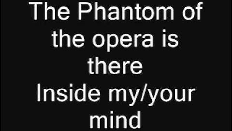 Thumbnail of The Phantom of the opera (Lyrics)