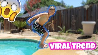 TRYING OUT A VIRAL TREND ***splash***