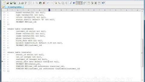 Create tables part 3