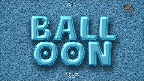 Foil Balloon Text Effect - Photoshop@dumiYTTECHNICAL #foilballoon#fashiontrends#photography#balloon