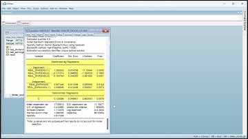 Quantile Autoregressive Distributed Lag (QARDL) in EViews