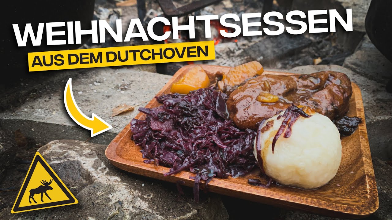 Ente mit Rotkohl und Klößen im Dutchoven | Outdoor Kitchen mit Fritz Meinecke