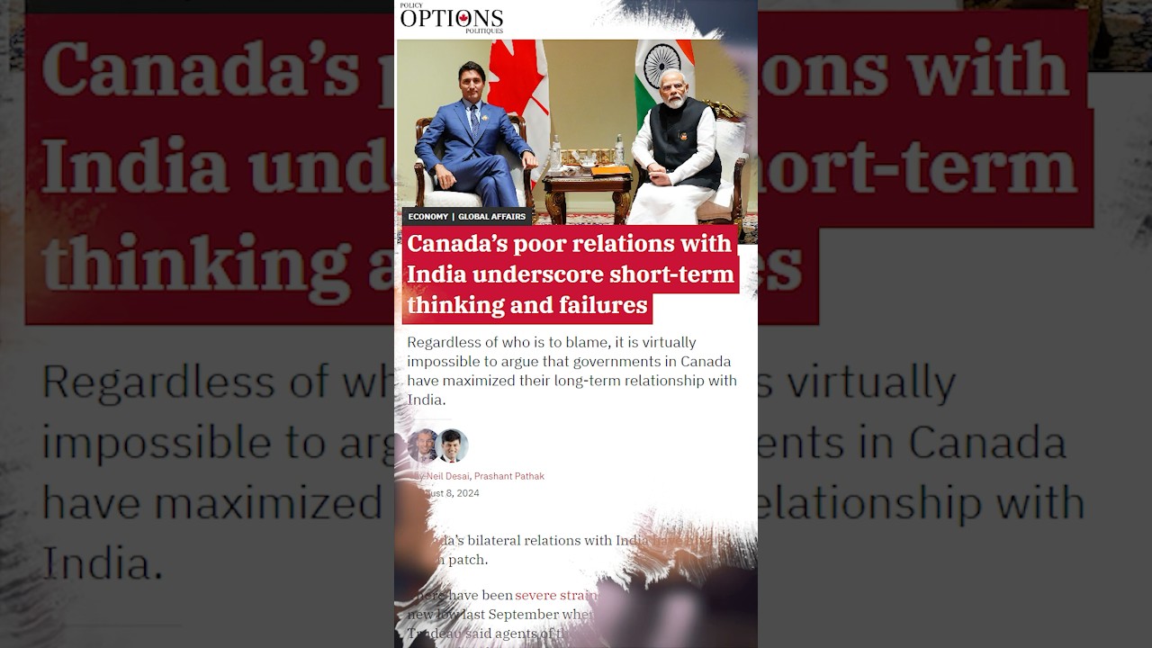 India vs Canada old relations  #justintrudeau #indiacanadarelations