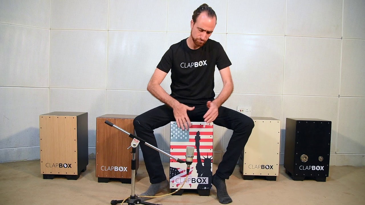 Clapbox Graphic Cajon American Maple, By Elad Kimchi YouTube