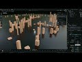 Draw Curve and Scatter Objects on it Blender - Draw Scatter Addon