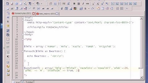 27. Pętla FOREACH