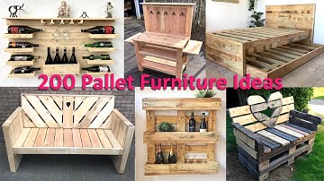 200 geweldige ideeën voor meubels en decoratie van pallets