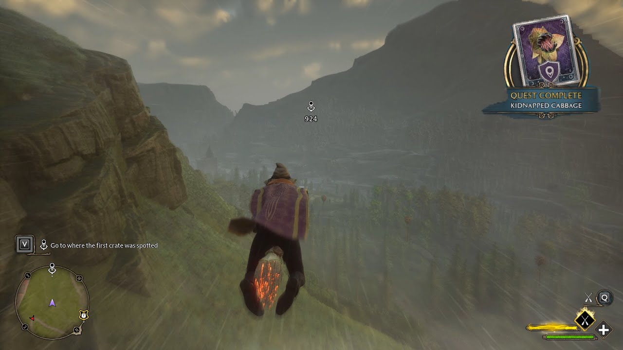 Hogwarts Legacy Kidnapped Cabbage Walkthrough gameplay Side Quest